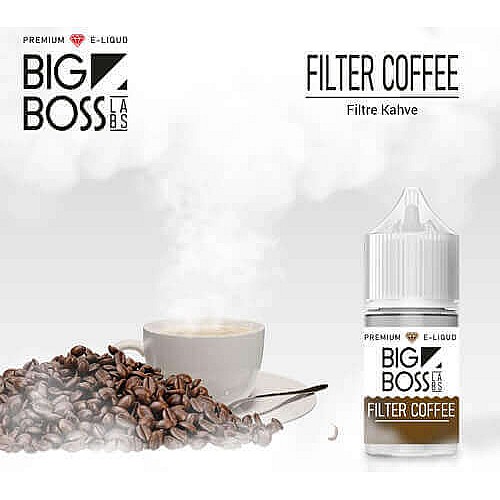 Big Boss Filter Coffe Salt Likit 30ML - En Uygun Fiyat
