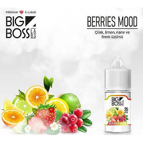 Big Boss Berries Mod Salt Likit 30ML - En Uygun Fiyat