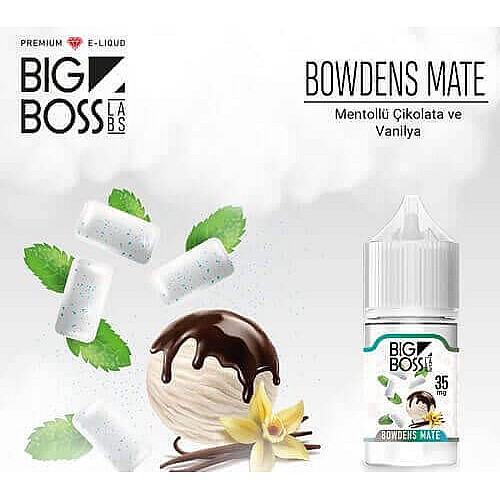 Big Boss Bowdens Mate Salt Likit 30ML - En Uygun Fiyat