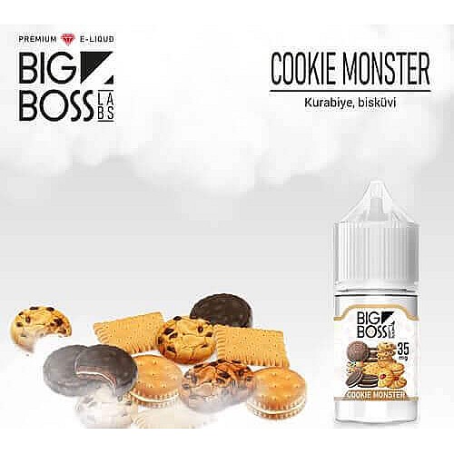 Big Boss Cookie Monster Salt Likit 30ML - En Uygun Fiyat