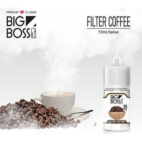 Big Boss Filter Coffe Salt Likit 30ML - En Uygun Fiyat
