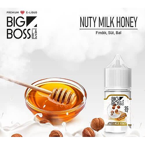 Big Boss Nuty Milk Honey Salt Likit 30ML - En Uygun Fiyat