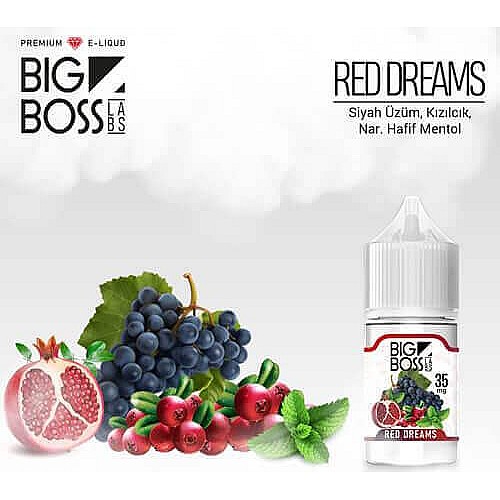 Big Boss Red Dream Salt Likit 30ML - En Uygun Fiyat