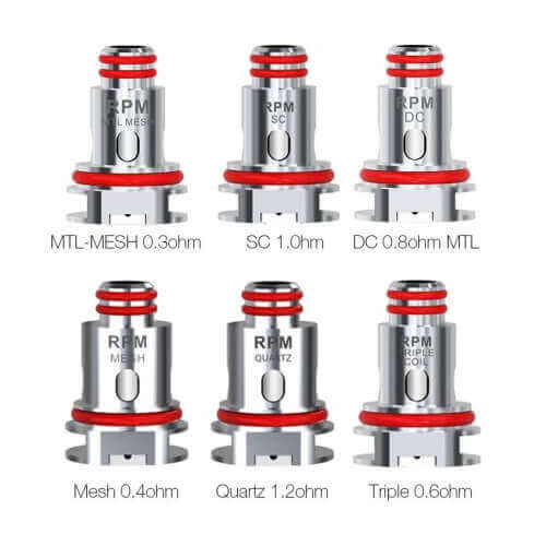 Smok RPM Coilleri Tüm Çeşitler 0.4/0.6/0.8/1.0/1.2 OHM