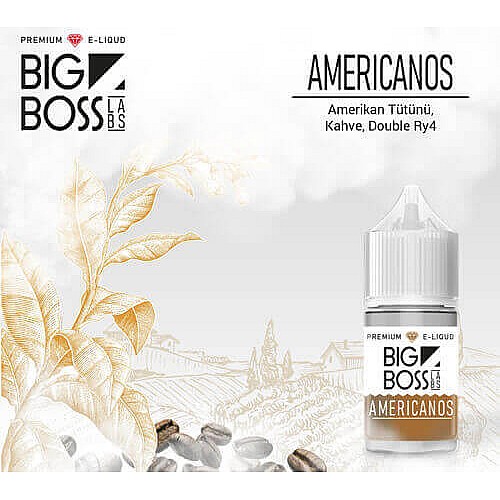 Big Boss Americanos 30ML Tütünlü Likit Uygun Fiyat
