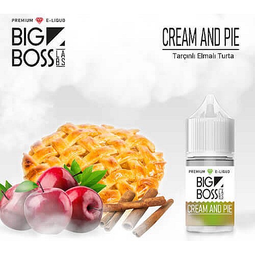Big Boss Cream And Pie 30ML Likit Uygun Fiyat