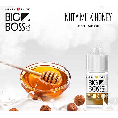 Big Boss Nuty Milk Honey 30ML Likit Uygun Fiyat