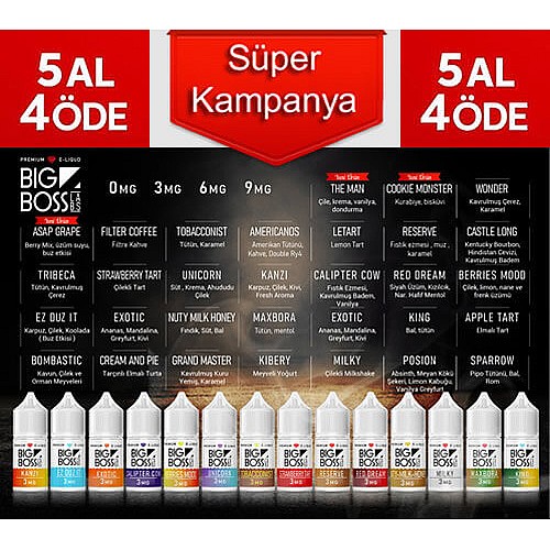 Big Boss Likit Kampanyası 5 AL 4 Öde - Big Boss Kampanya